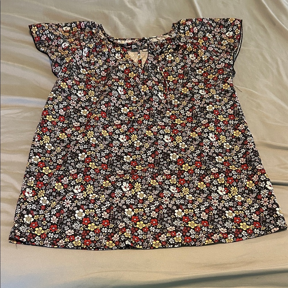 Floral Print Blouse